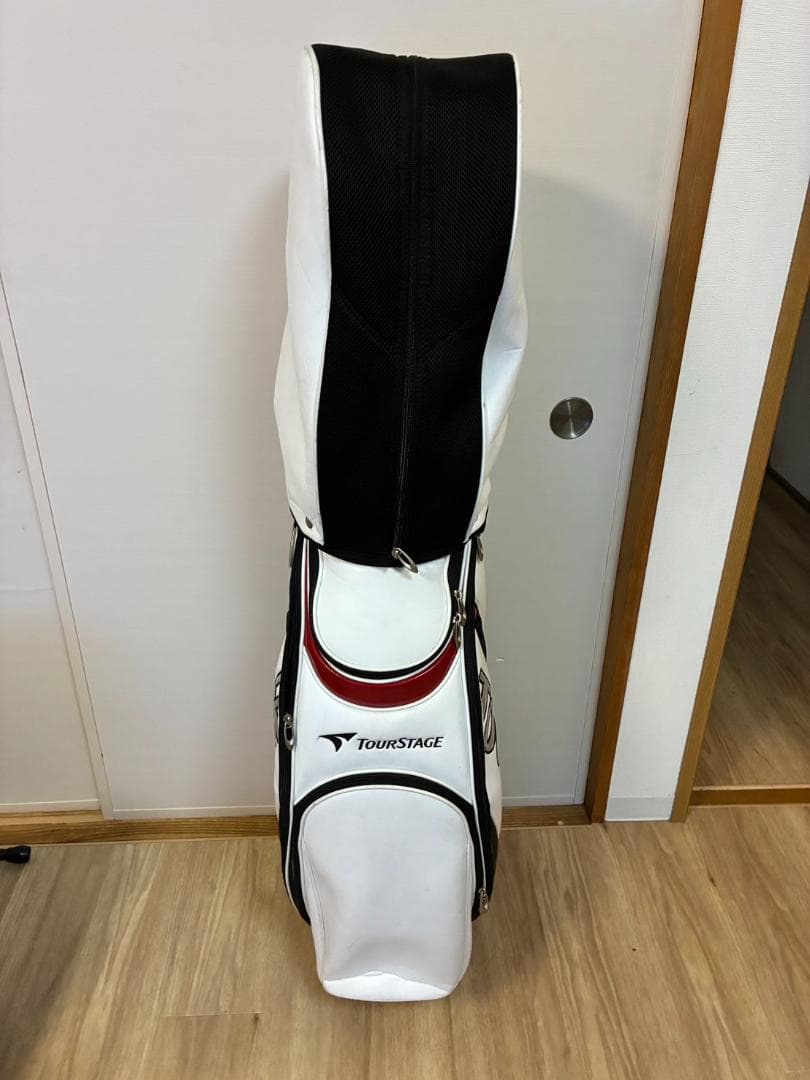 TourStage ツアーステージ ゴルフキャディバッグ 白