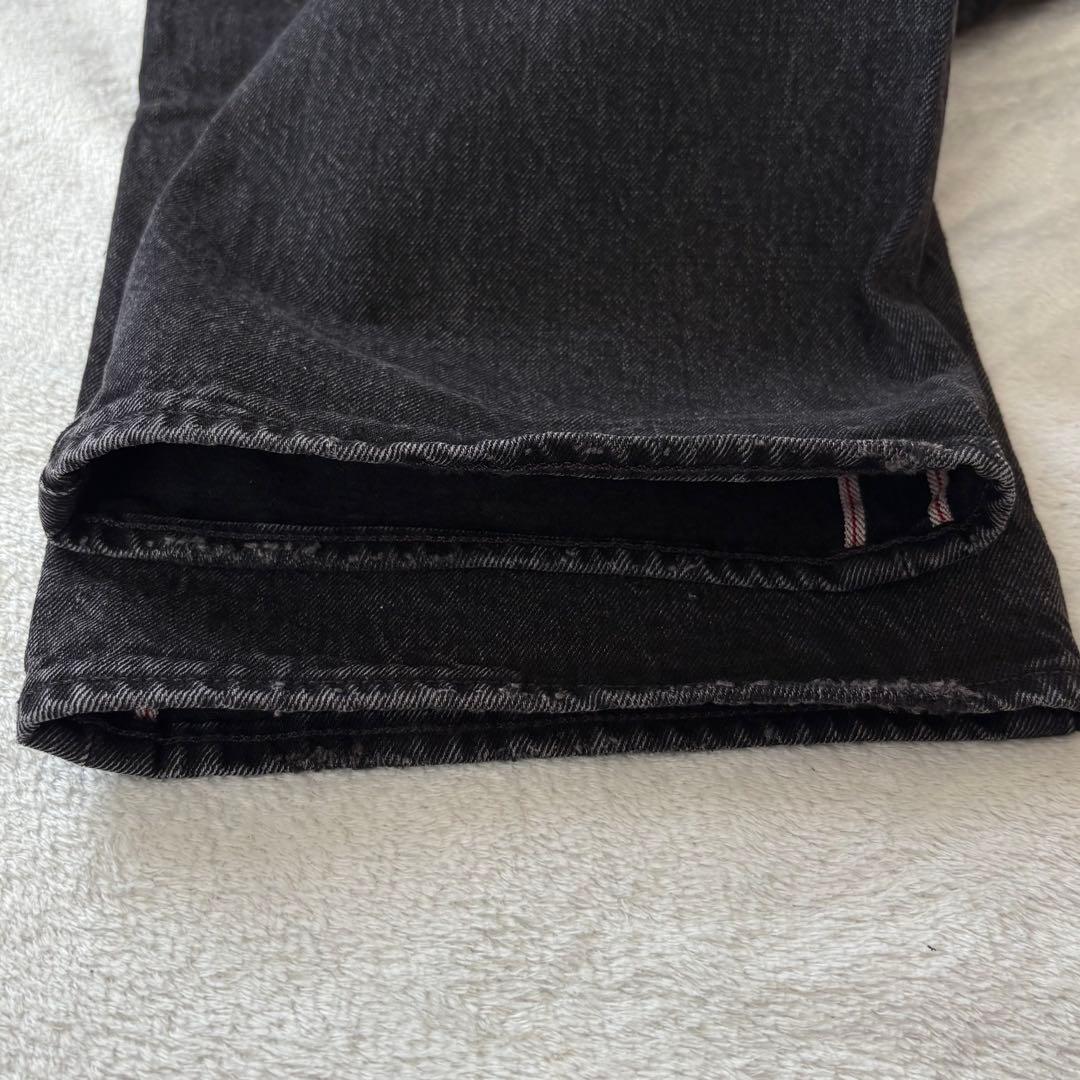 Levi's premium 501 セルビッチ ブラックデニム w40