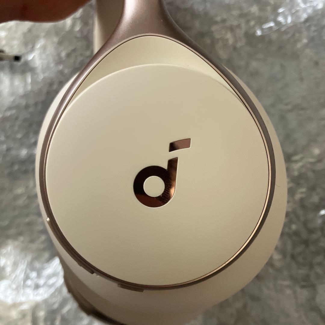 美品 Anker Soundcore Space One ホワイト ヘッドホン