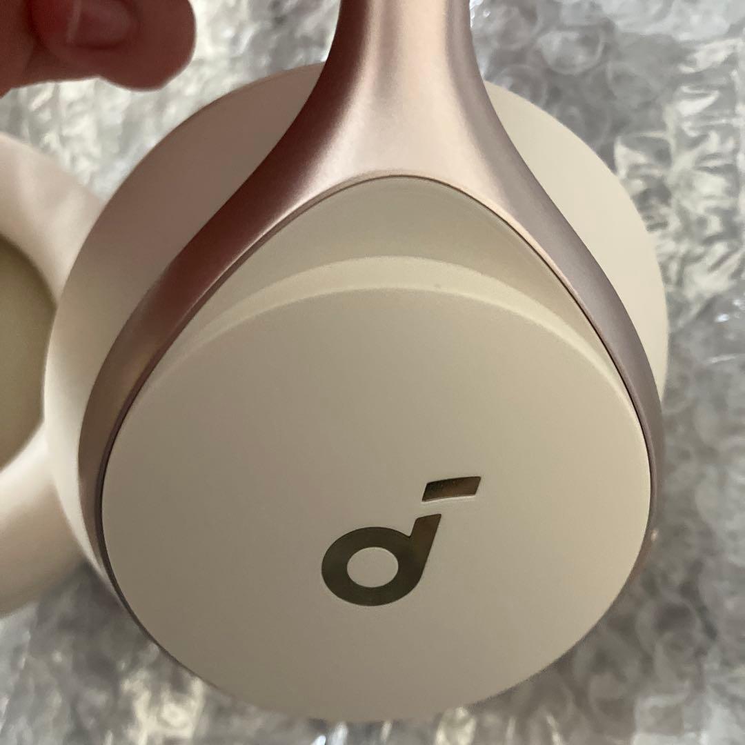 美品 Anker Soundcore Space One ホワイト ヘッドホン