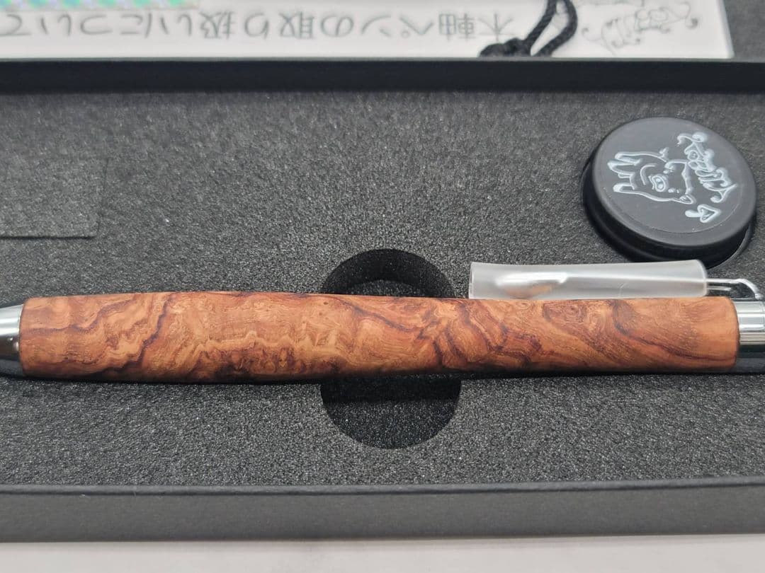 新品　こぶた工房　ローズウッド瘤　極上杢　シャープペン0.5