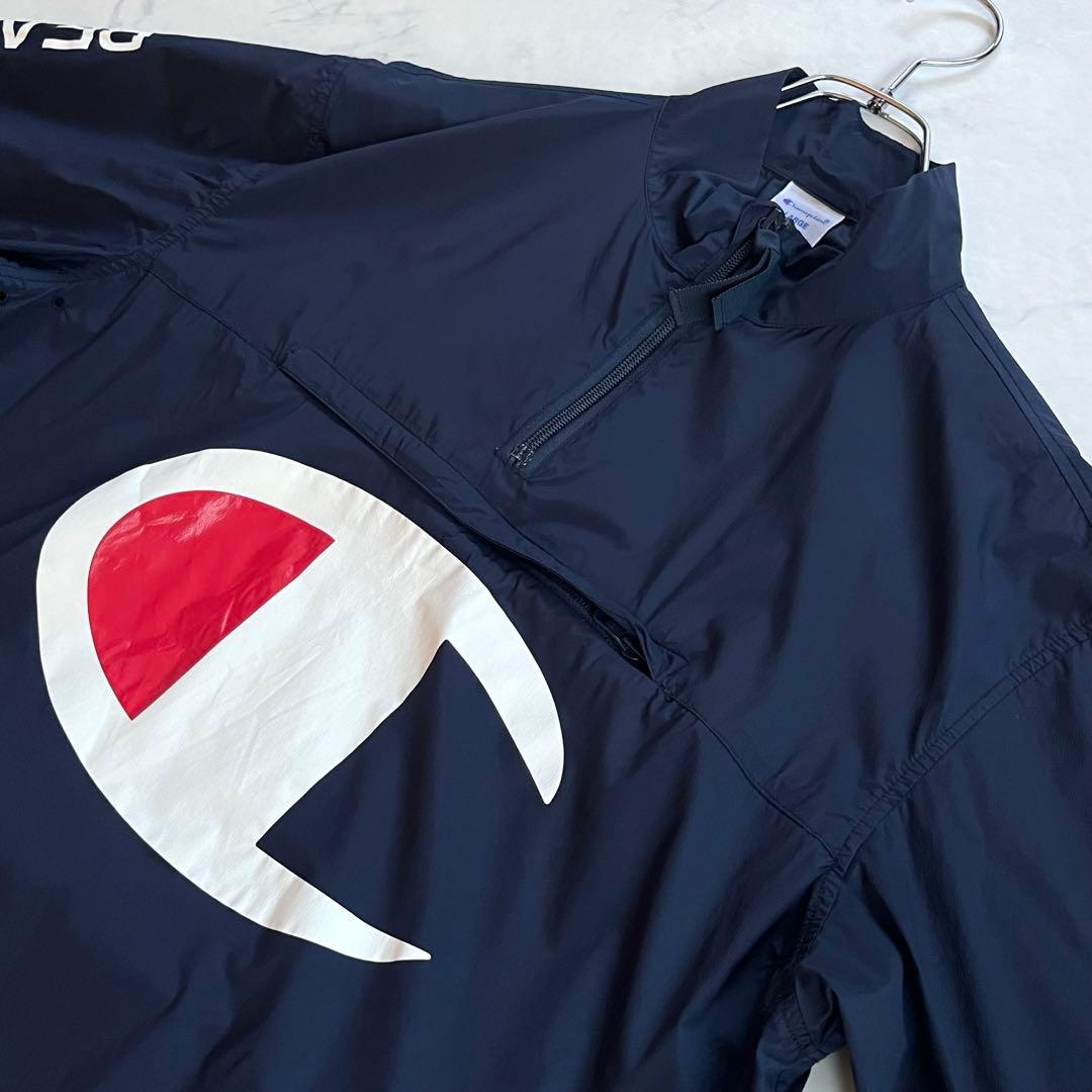 BEAMS GOLF✖️チャンピオン別注 ハーフジッププルオーバージャケットL薄手