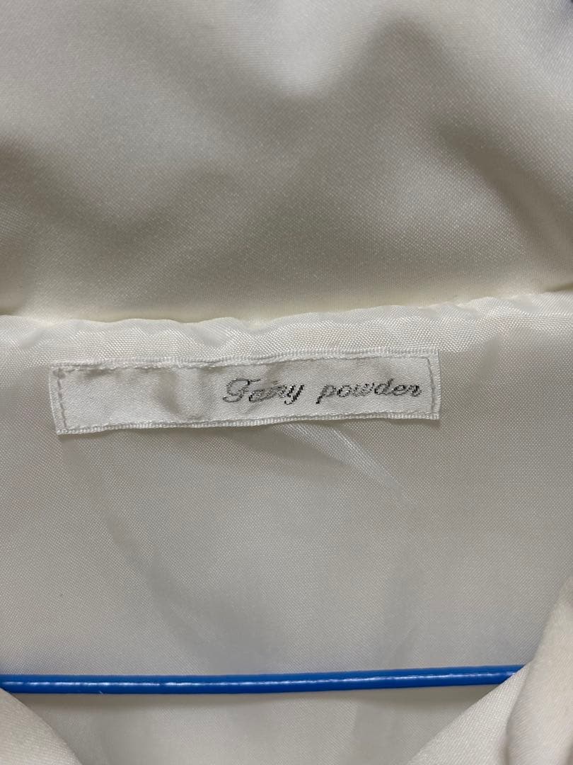 フェアリーパウダー ゴルフ 中綿ベスト ホワイト サイズ3 美品