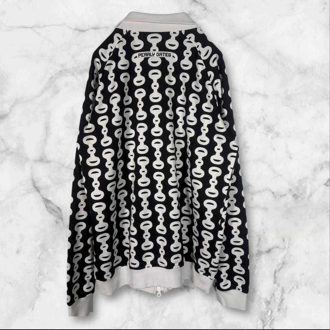 PEARLY GATES パーリーゲイツ チェーン総柄 ジップアップジャケット