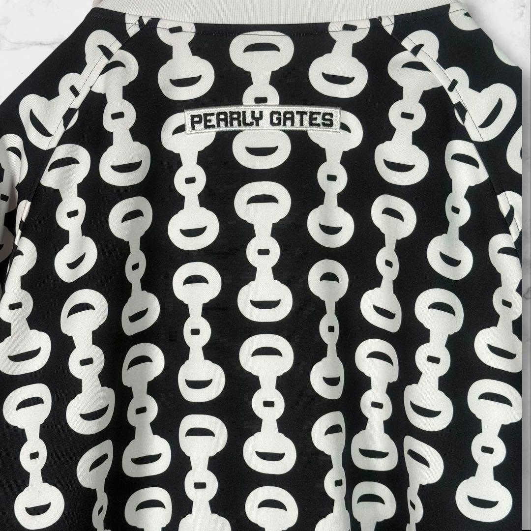 PEARLY GATES パーリーゲイツ チェーン総柄 ジップアップジャケット