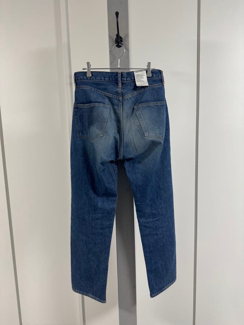 CIOTA 本藍スビンストレートデニム 30インチ [ミディアムダークブルー]