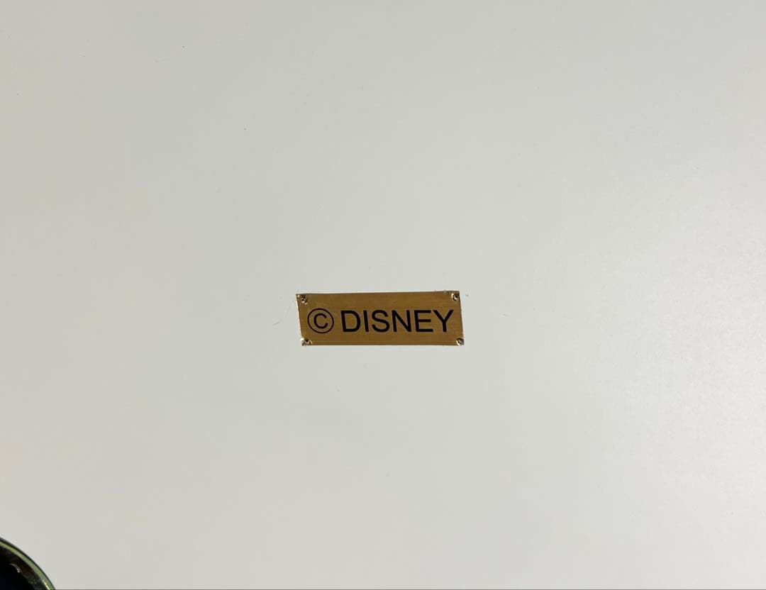 ミッキーマウス/型抜き/ラウンド/ガラステーブル/ディズニー/隠れミッキー/希少