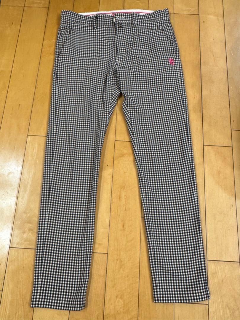 PEARLY GATES(パーリーゲイツ)秋冬ギンガムチェックパンツ