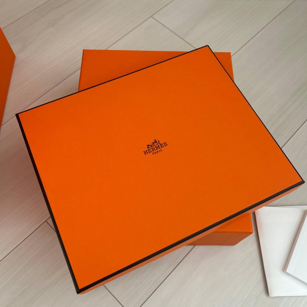 値下げ　エルメス　HERMES ピコタン18 PMオレンジボックス　おまけの箱付