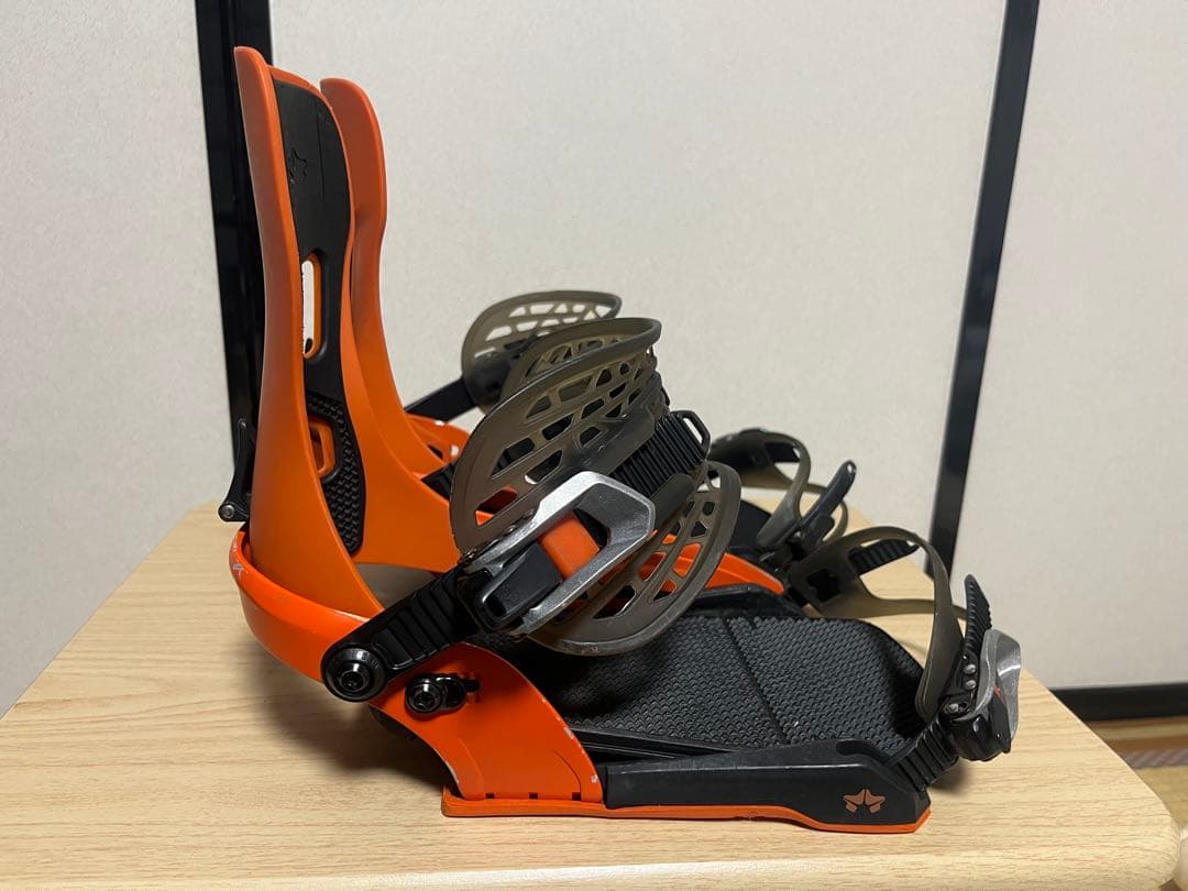 ROME CRUX 19-20スノーボードビンディング オレンジ　Ｌサイズ