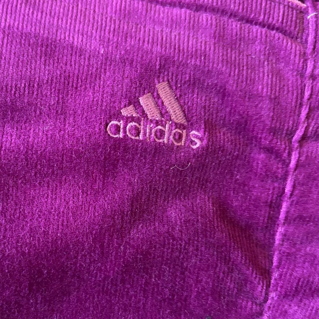 新品タグ付　アディダス ゴルフ コーデュロイパンツ パープル M テーラーメイド