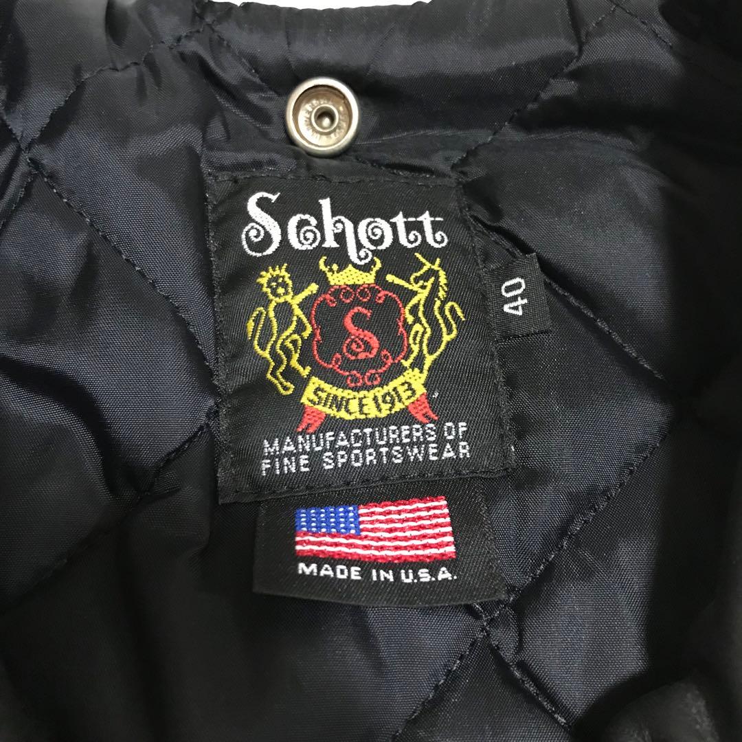 【サイズ40】ショット ダブルライダース ワンスター ツートン