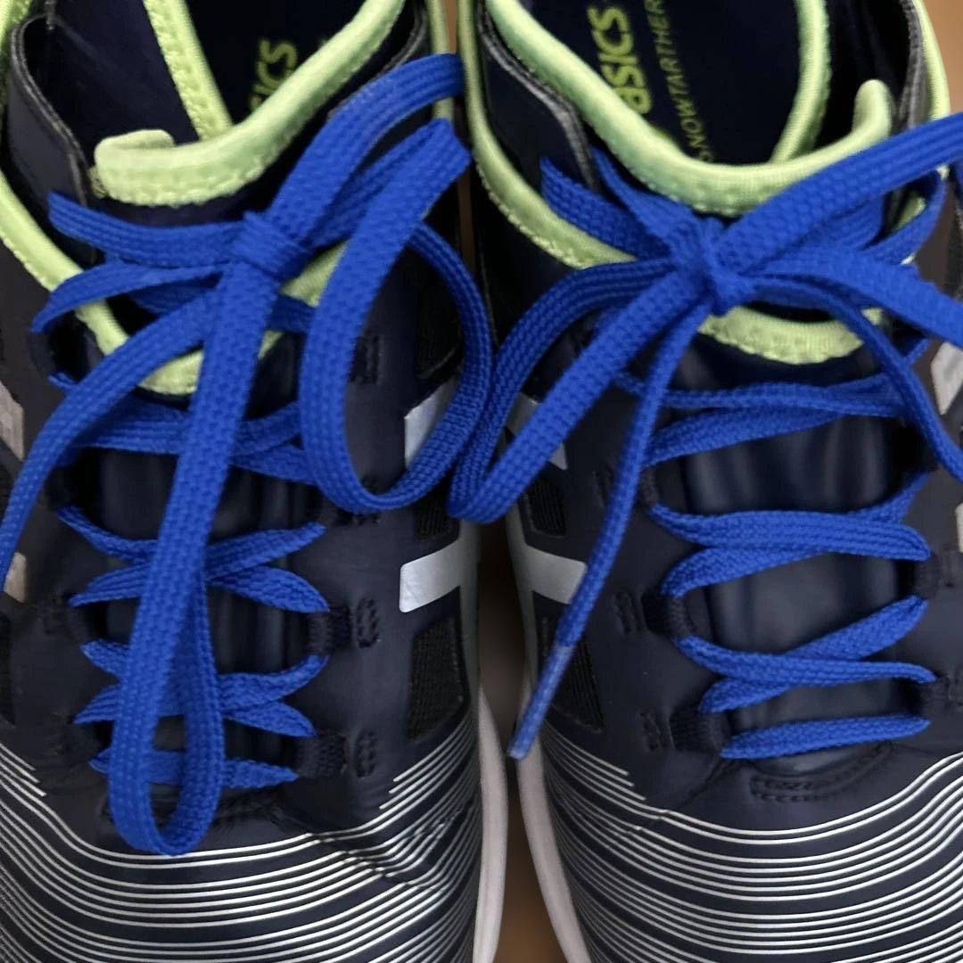 アシックススノーターナー　雪上用ランニングシューズ ネイビー26センチ