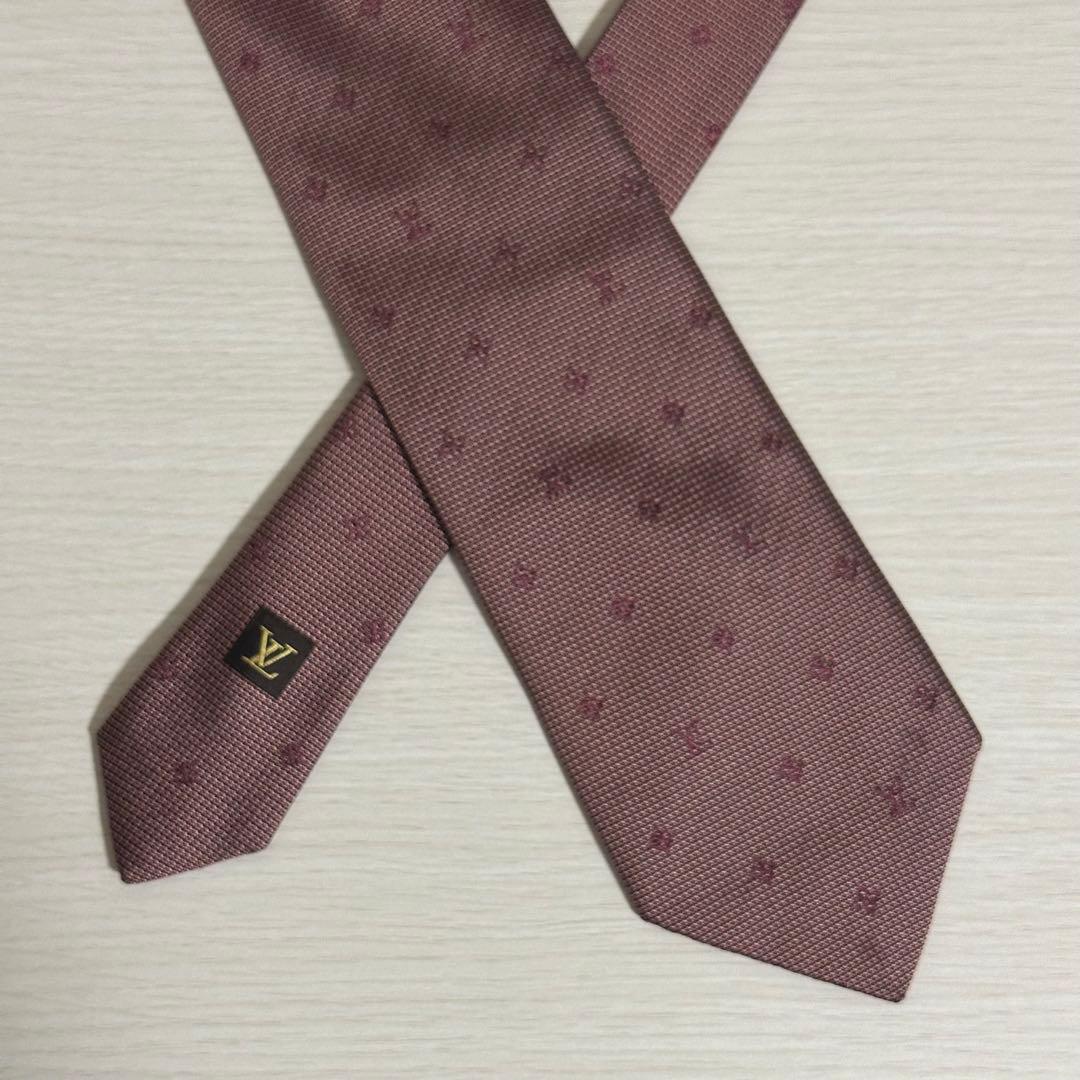 LOUIS VUITTON ルイヴィトン モノグラム イタリア製 ネクタイ