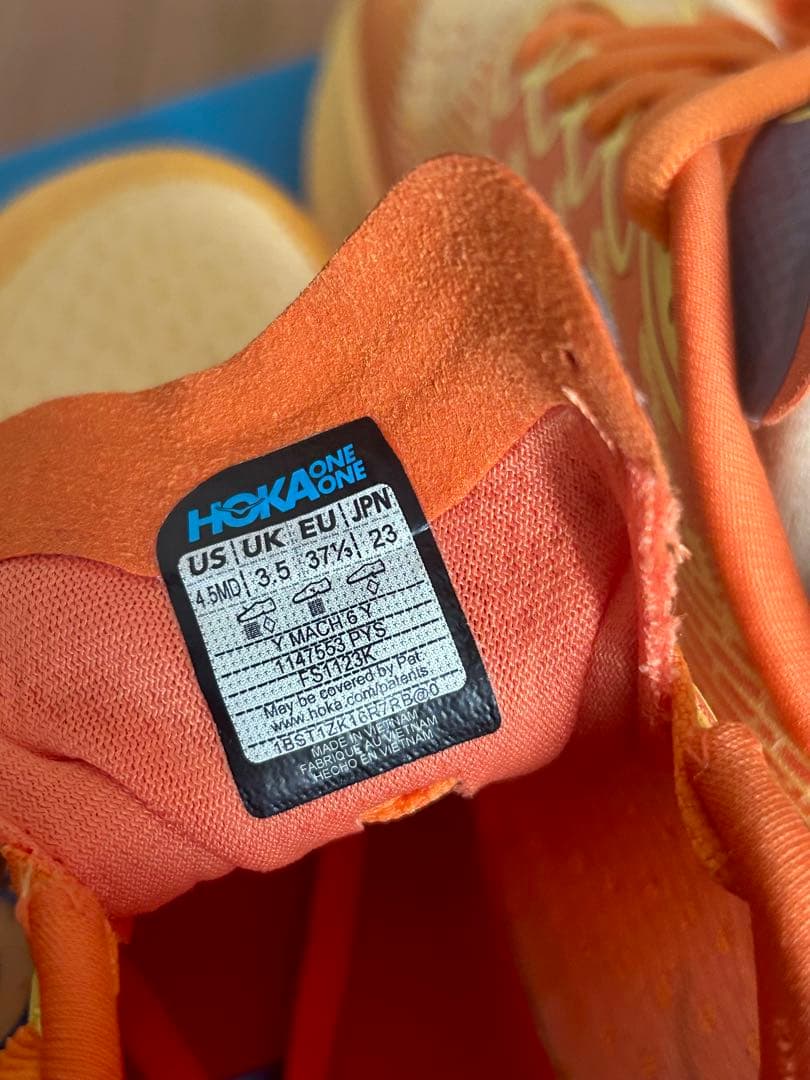 HOKA ONE ONE MACH 6 ランニングシューズ 23cm ユース