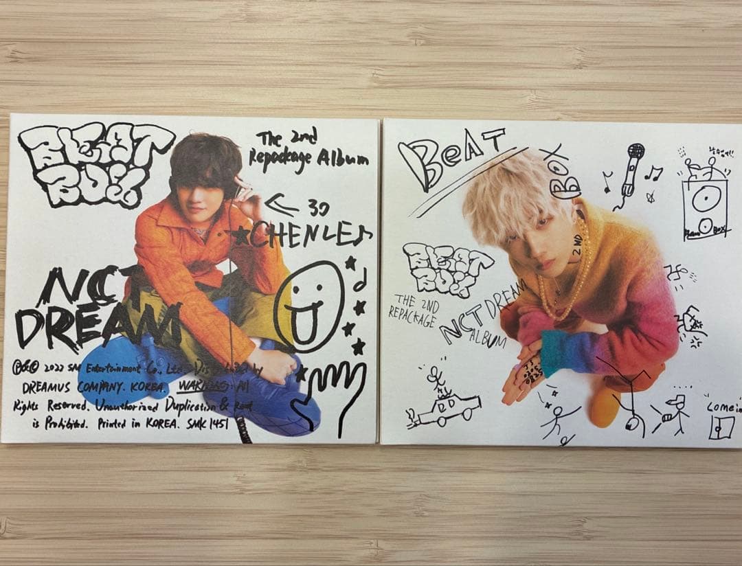nct dream beatbox アルバム 全4種 チソンフォトカード4種