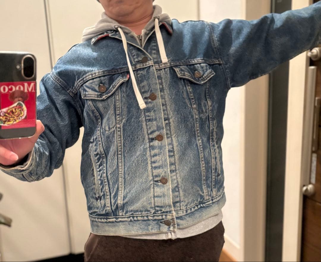 【希少】90s USA Levi's 70417 ネルライナー デニムM