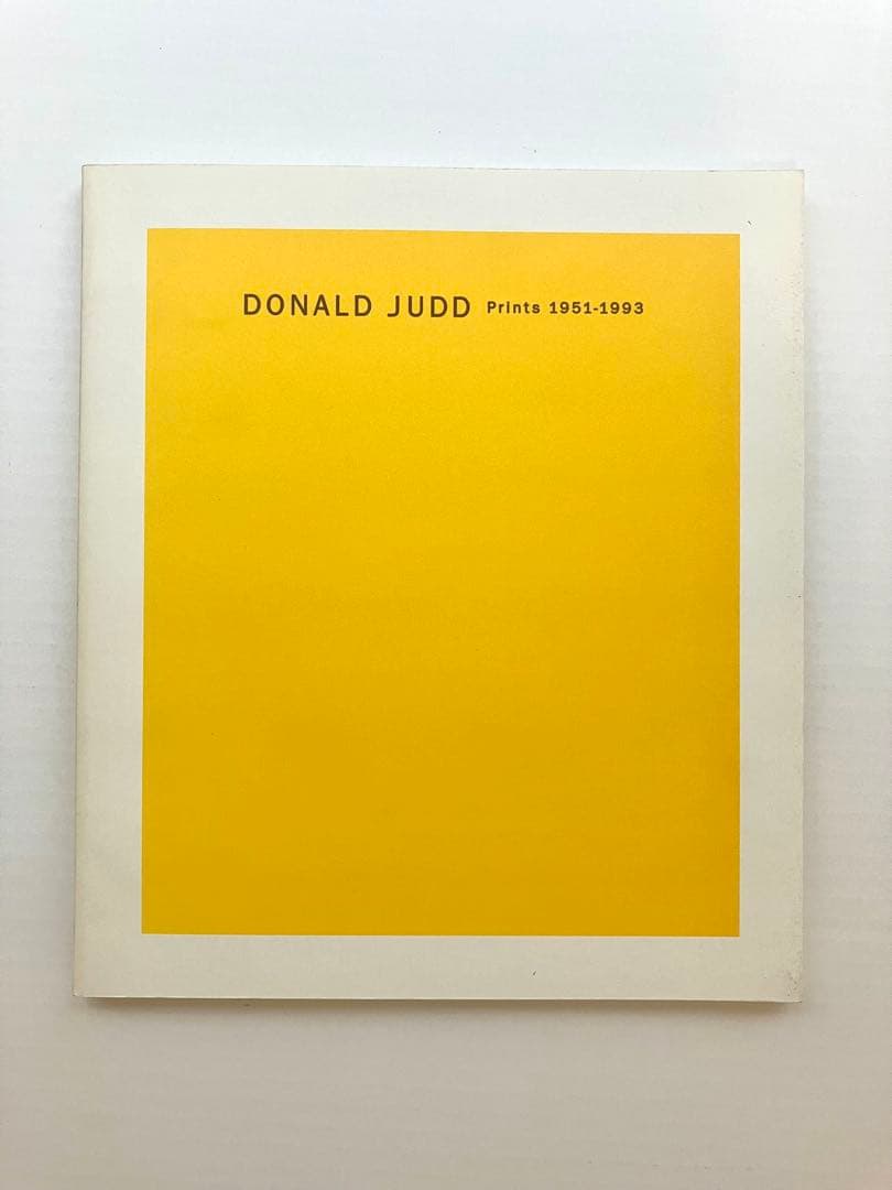 コ*オ様 DONALD JUDD Prints 1951ー1993