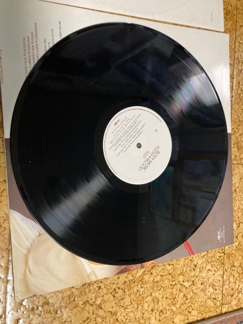 洋楽 Roxy Music Flesh + Blood LP