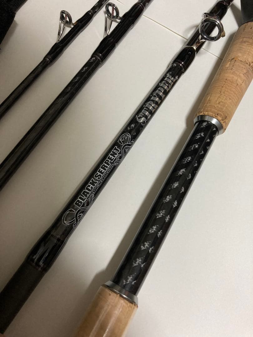 ドランクレイジー ブラックサーペント 怪魚ロッド 6.6ft パックロッド