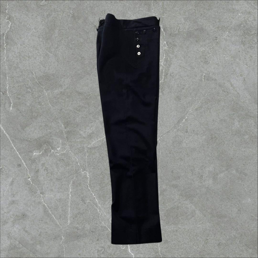 70s 実物アメリカ海軍セーラーパンツ巻きパンツ 13ボタン31Rウール古着