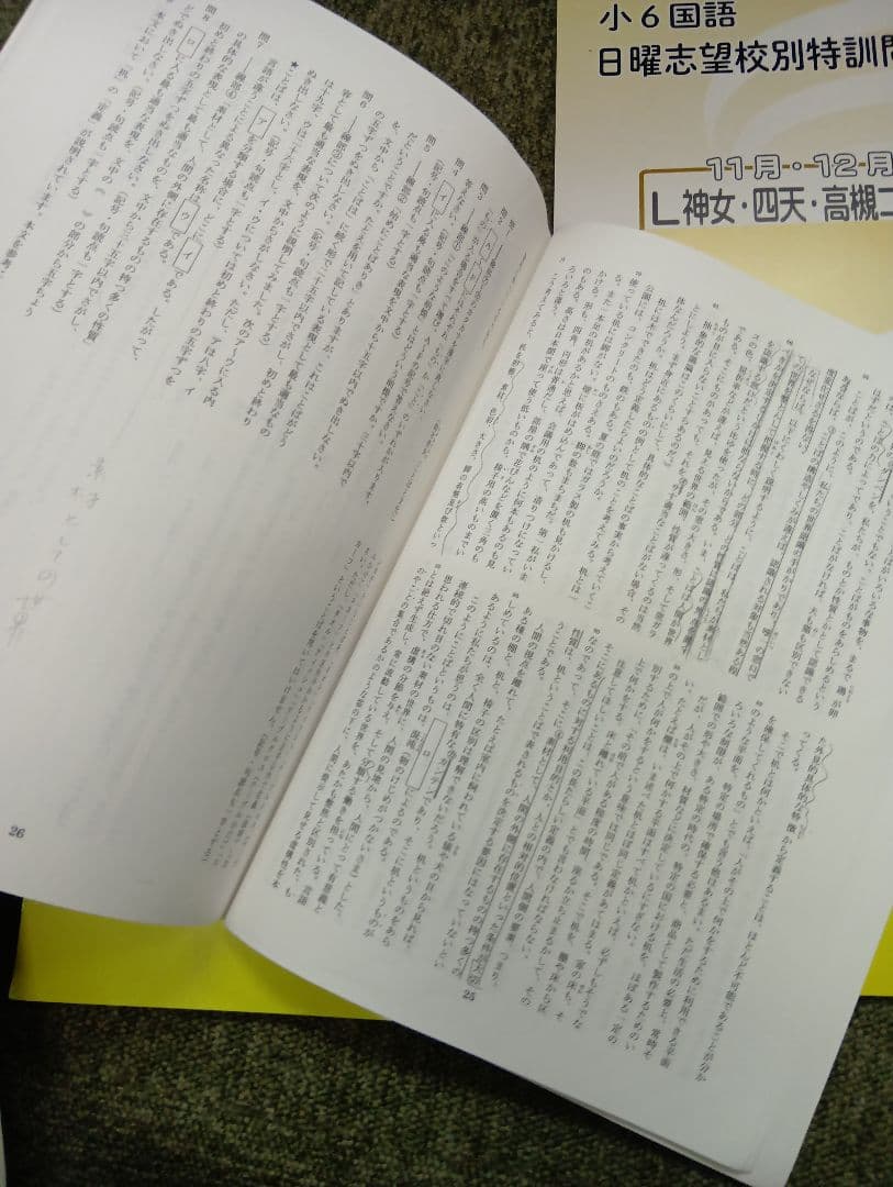 浜学園　小6　2026年受験　女子最難関/神女/四天/高槻コース　日特/直前