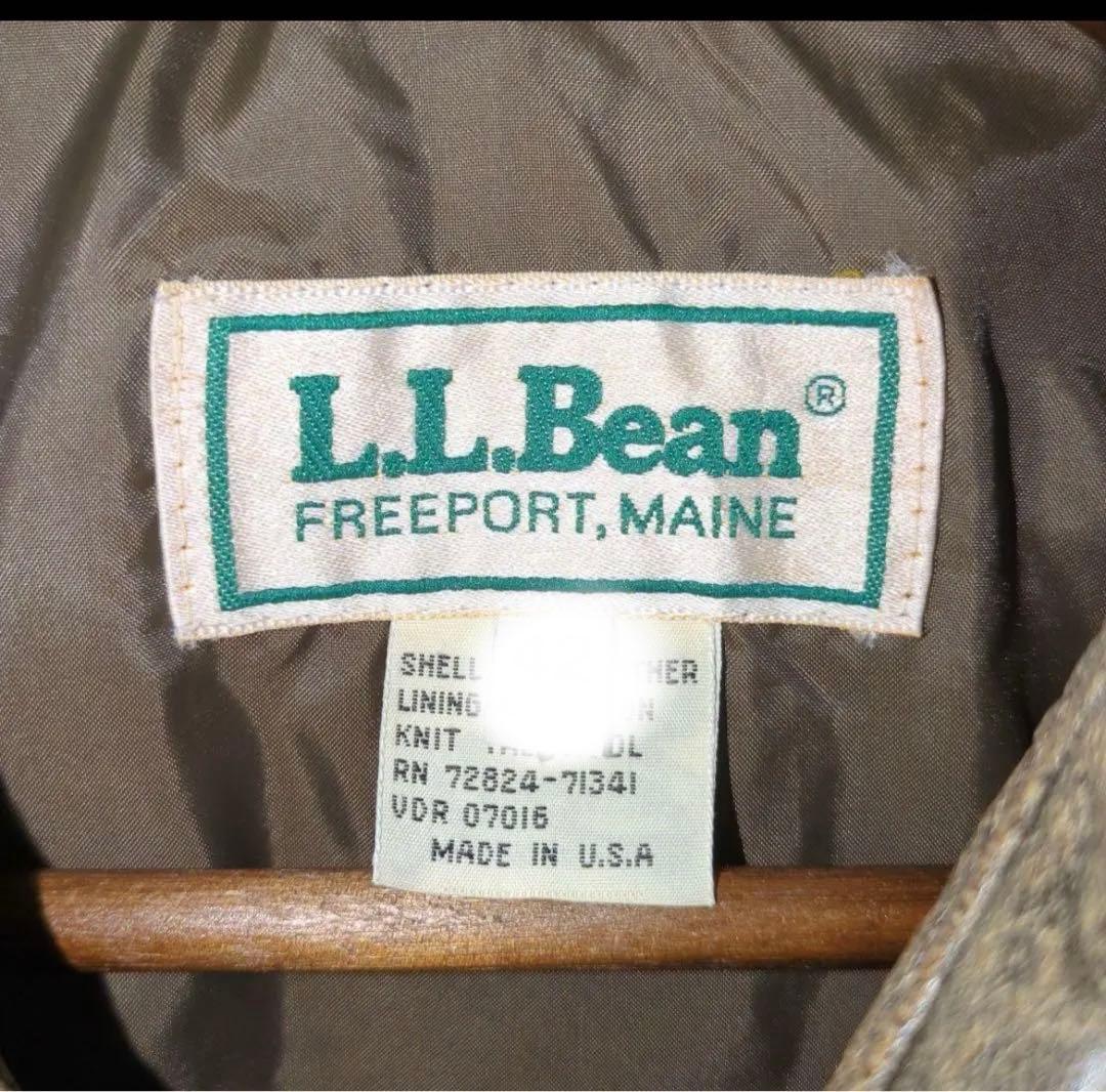 90s L.L.Bean A-2型 レザージャケット USA製 ブラウン 本革