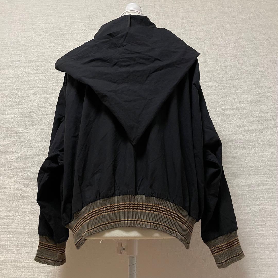 ヴィヴィアンウエストウッド　ジップアップパーカー　魔女フード　変形　ブラック　M