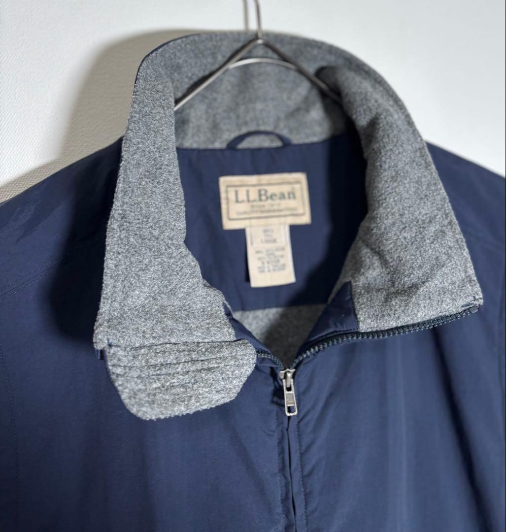 L.L.Bean エルエルビーン 裏地フリース　無地　ナイロンベスト