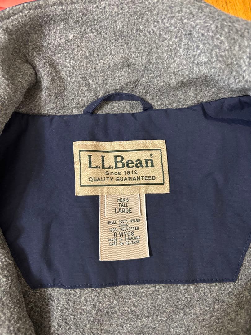 L.L.Bean エルエルビーン 裏地フリース　無地　ナイロンベスト
