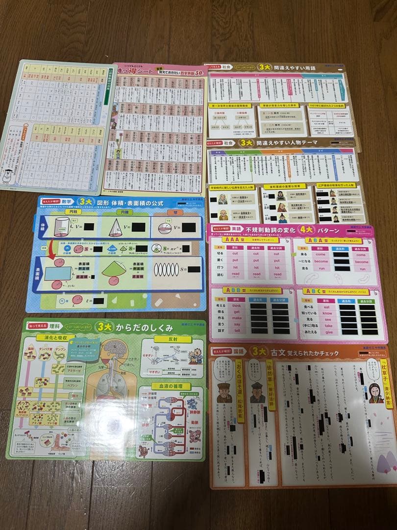 進研ゼミ　中学講座　高校講座中2,中3,高1,高2