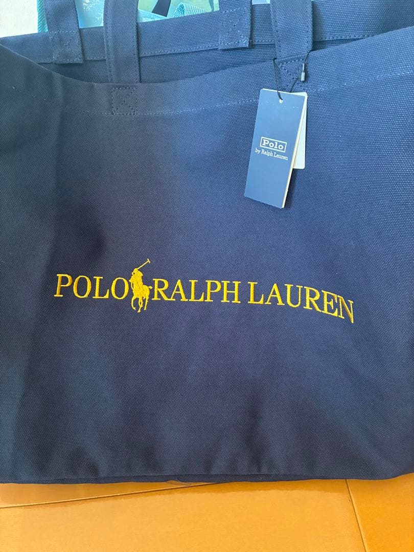 POLO RALPH LAUREN ネイビー トートバッグ ONE