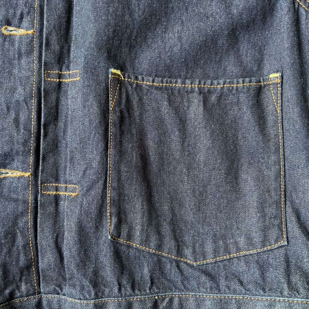 極美・濃紺【backnumber・2ndタイプ・デニムジャケット・Gジャン】M