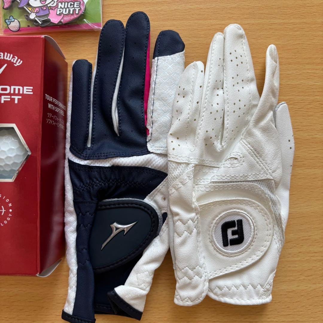 Callaway Chrome Soft ボールとゴルフグローブセット