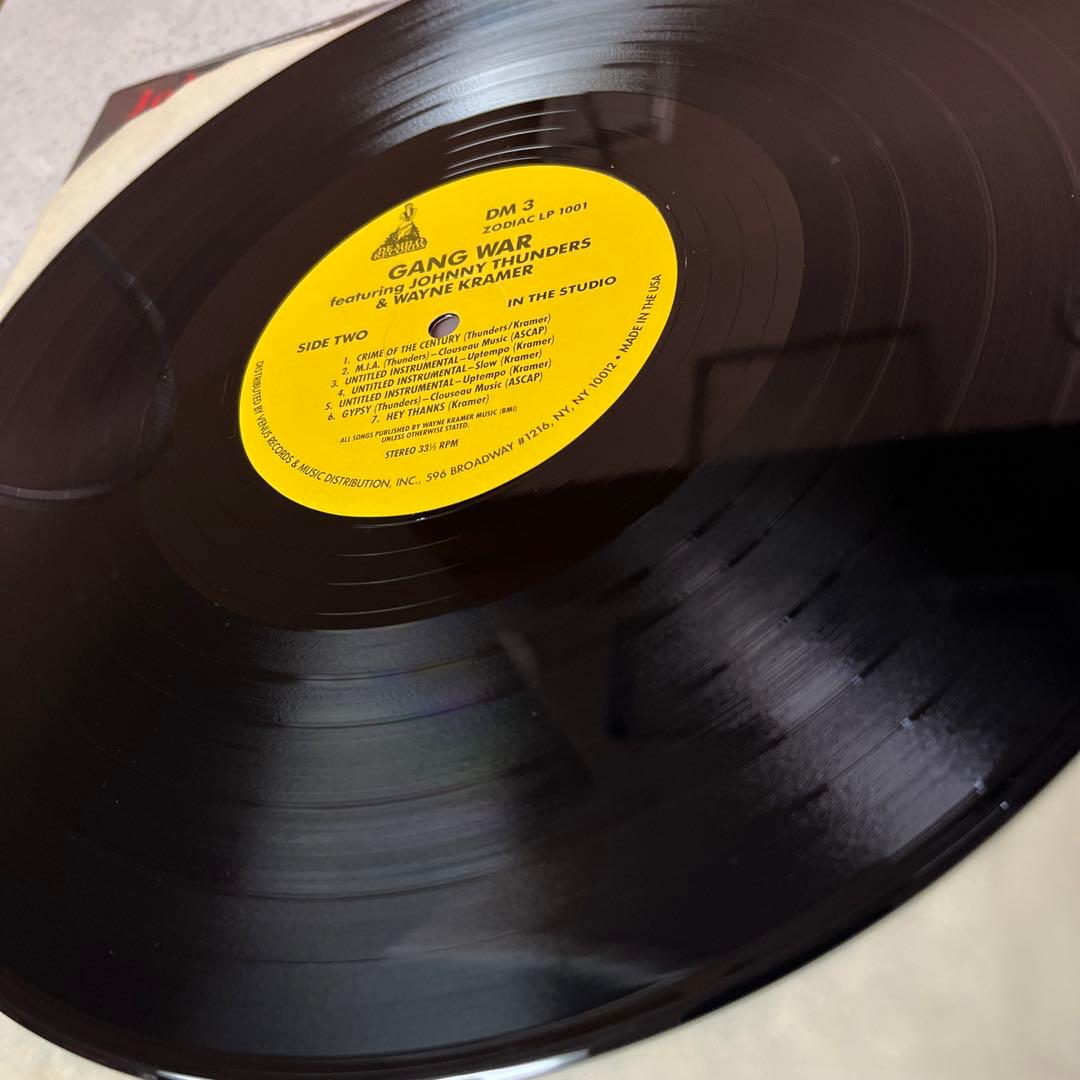 極美盤! JOHNNY THUNDERS & WAYNE KRAMER! LP