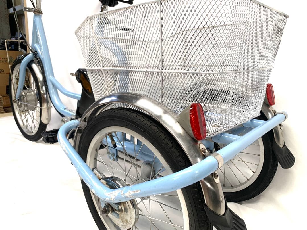 【即乘】送料無料 電動アシスト三輪自転車 10Ah 20-16インチ動作確認済