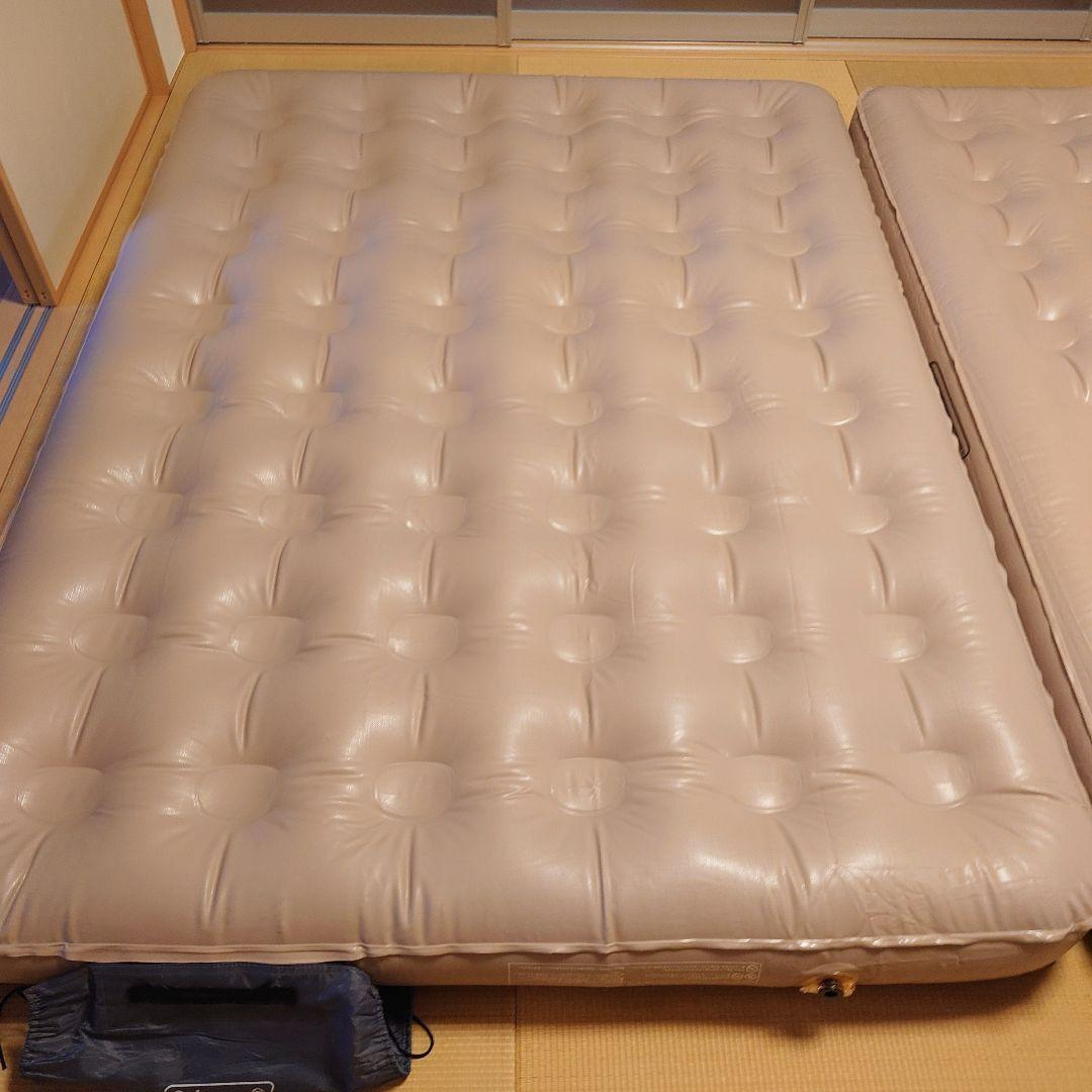 美品　Coleman コンフォートエアーマットレス　クイーン　2個