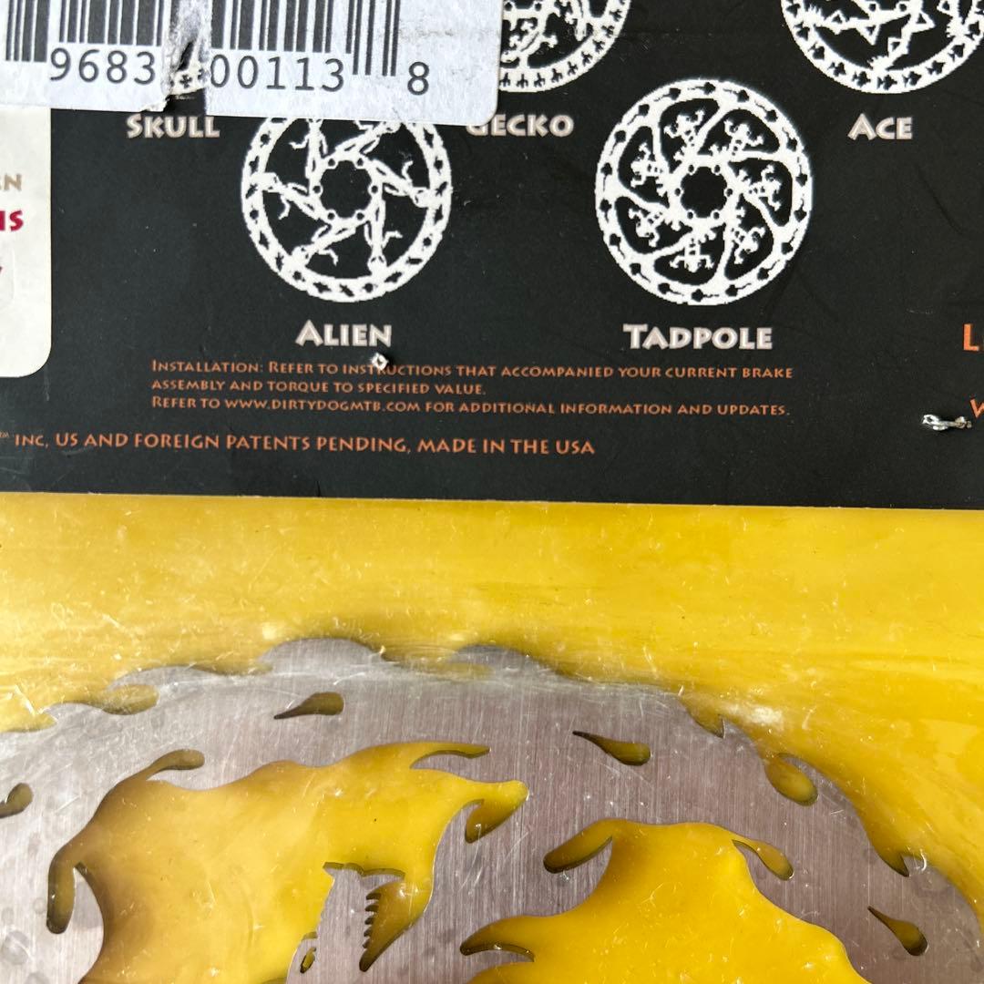 DIRTY DOG ディスクローター　 ドラゴンデザイン　185mm 前後