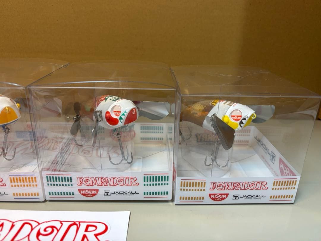 ポンパドール 全種類コンプリートセット カップヌードル × ジャッカル