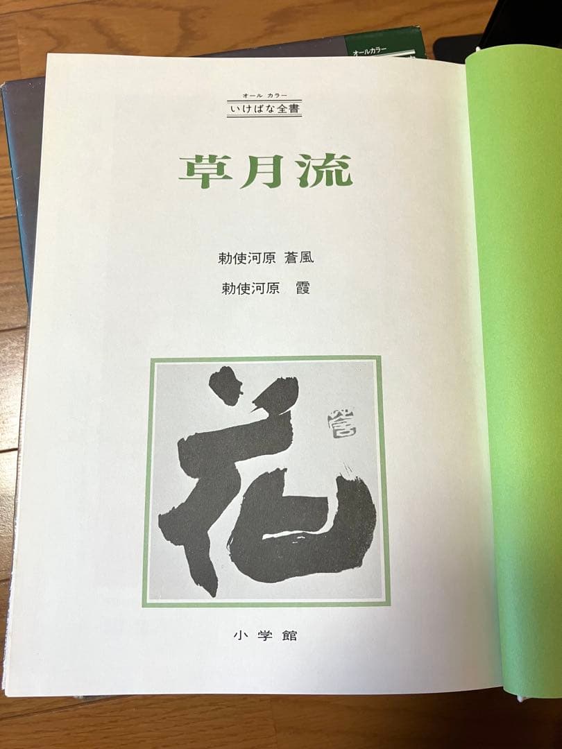 いけばな全書 小学館 全8巻 池坊2 古流2 龍生派 未生流 草月流 小原流