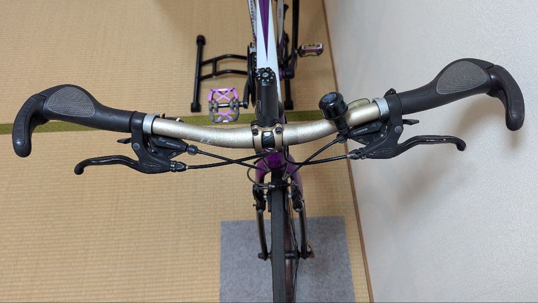 【ぼ】キャノンデール クロスバイク Sサイズ パープル