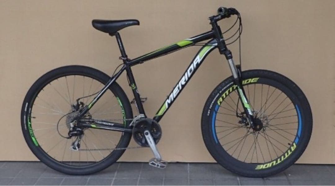 MERIDA マウンテンバイク ブラック/グリーン