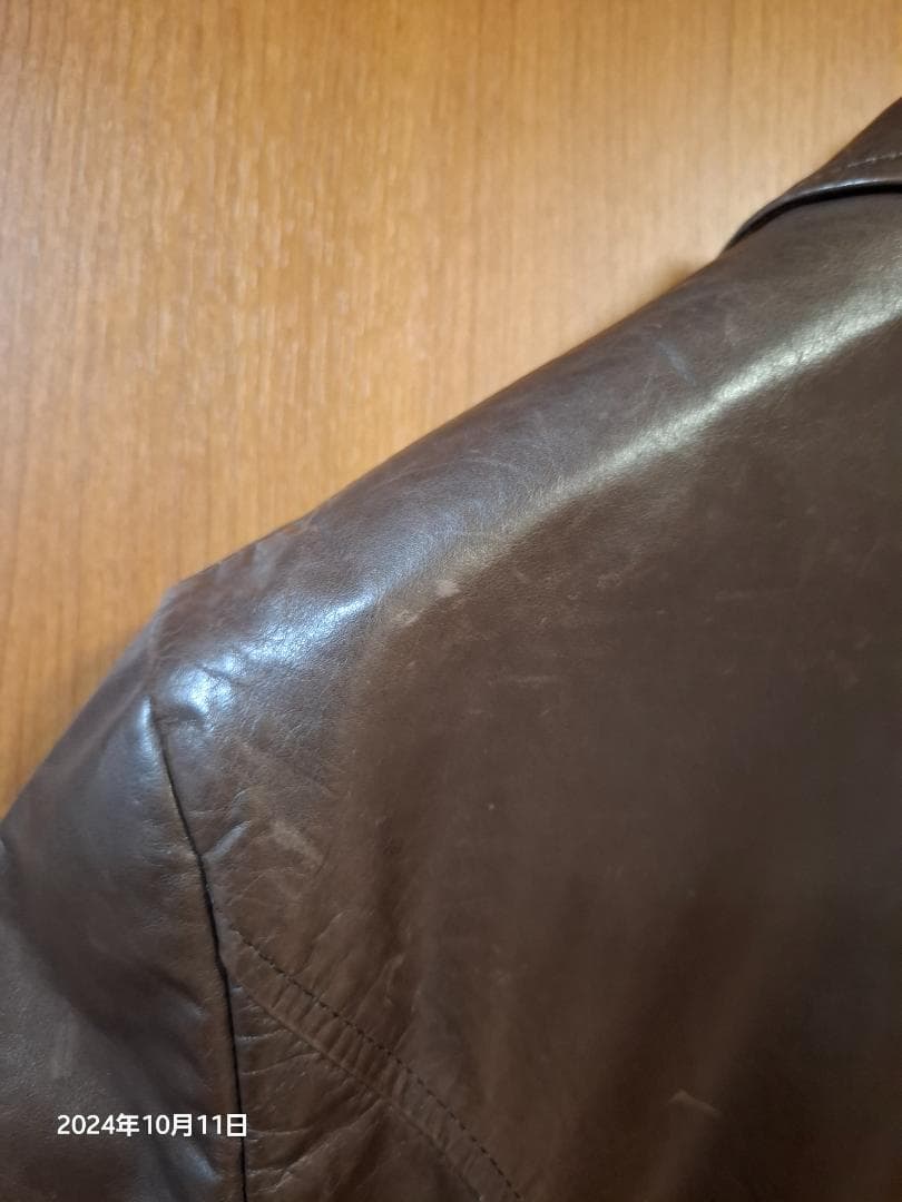 大幅再値下げ❗おしゃれなポールスミスの皮ジャケット　メンズ　Mサイズ