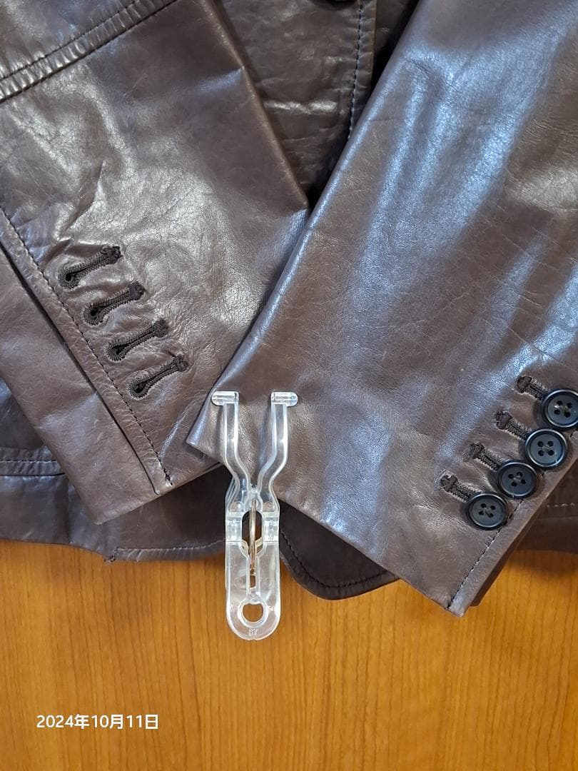 大幅再値下げ❗おしゃれなポールスミスの皮ジャケット　メンズ　Mサイズ