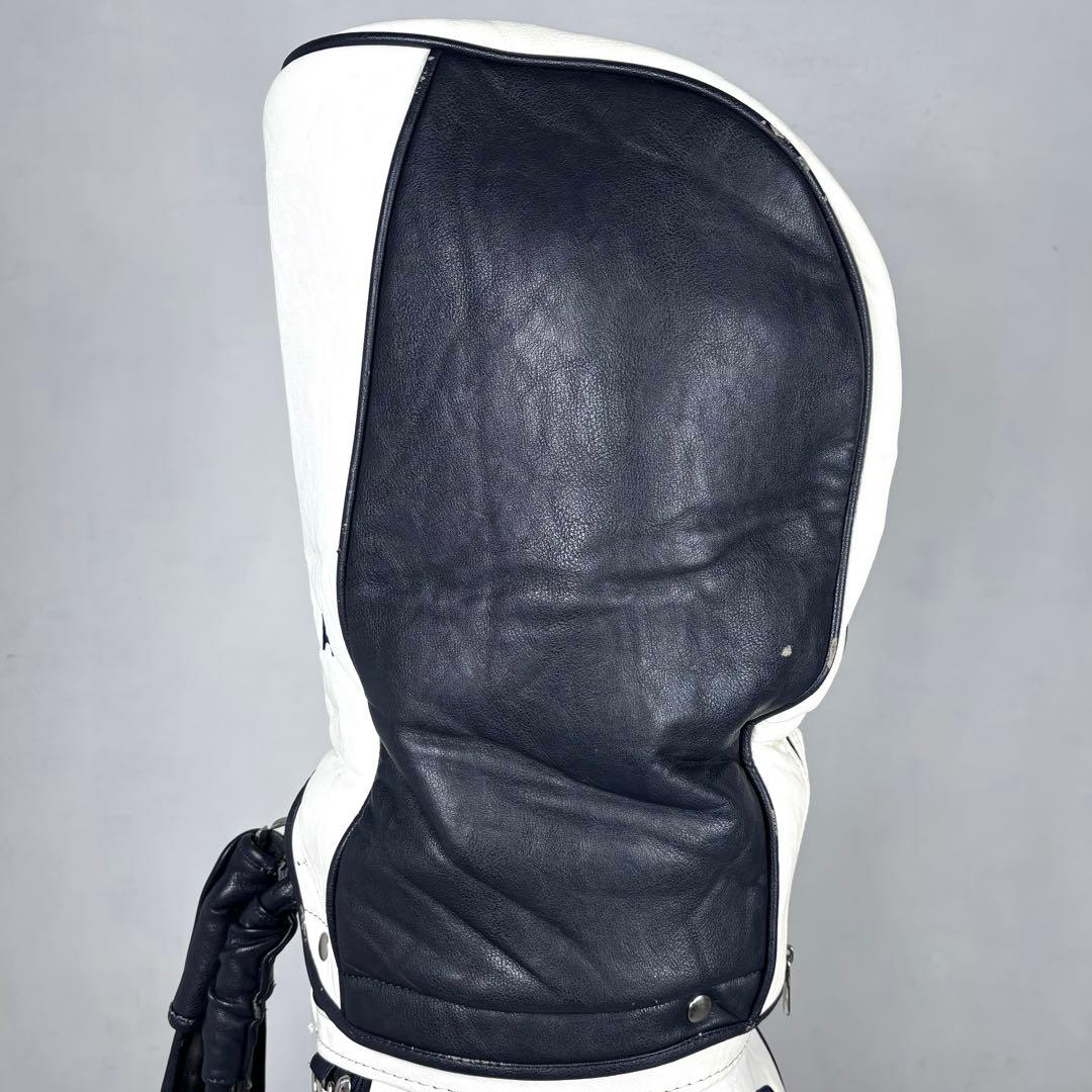 フィドラ　FIDRA キャディバッグ　ゴルフ　ホワイト　ネイビー