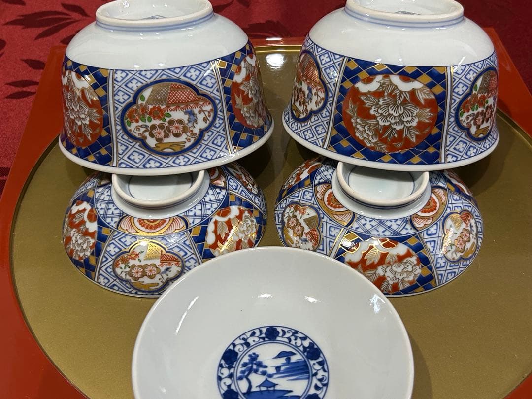 5名様　お正月懐石膳　古伊万里　未使用　35点セット