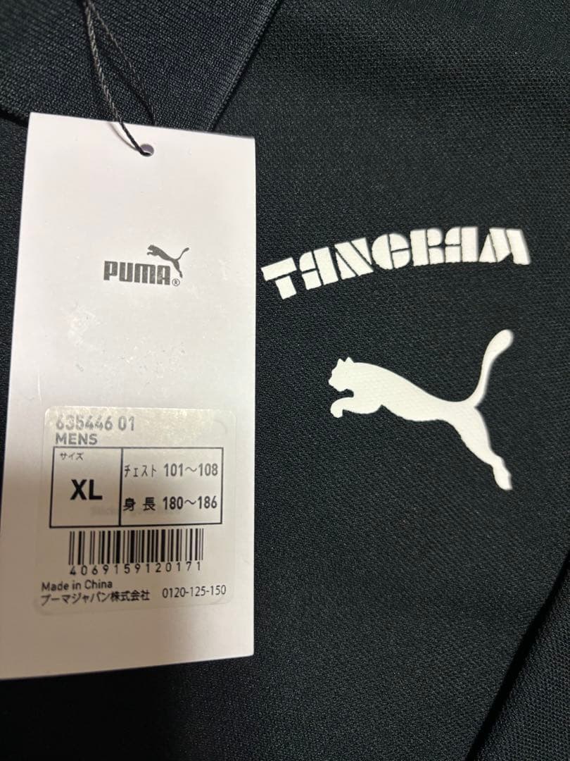 【定価14,300円・新品】プーマゴルフ シアサッカー ポロシャツ 黒 XL