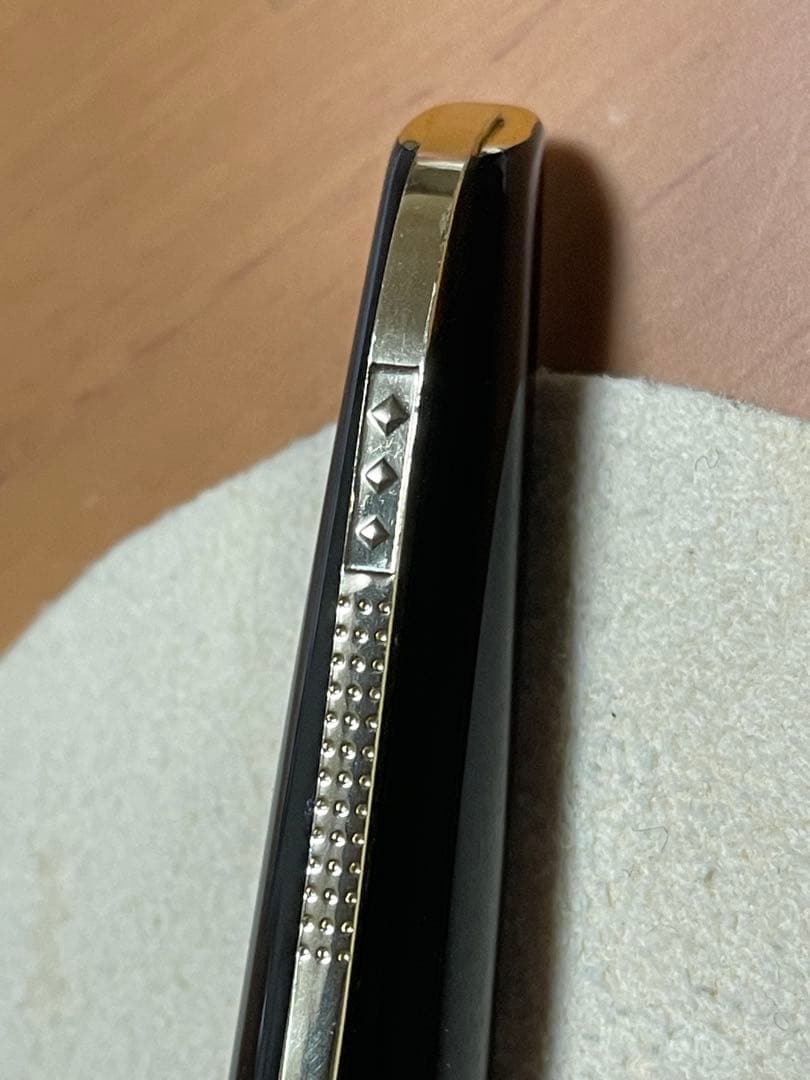 《訳あり・美品・希少》プラチナ万年筆 18K 細軟 ショート軸【カートリッジ付】