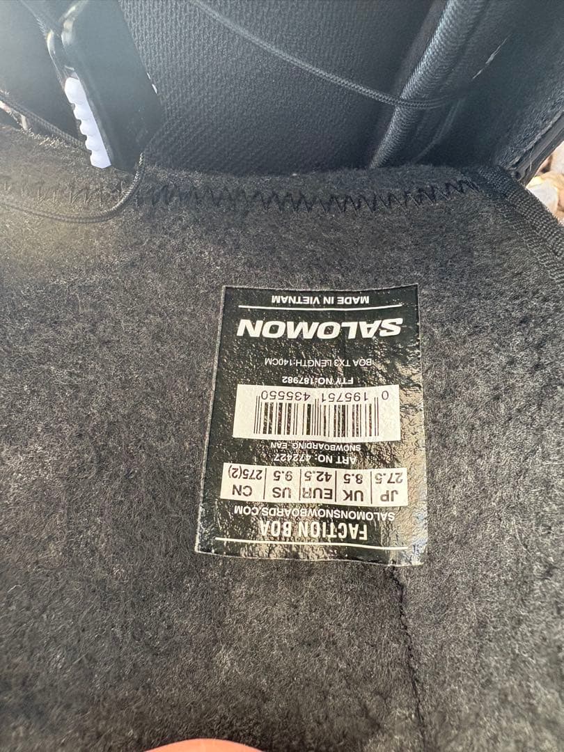 SALOMON FACTION BOA スノーボードブーツ