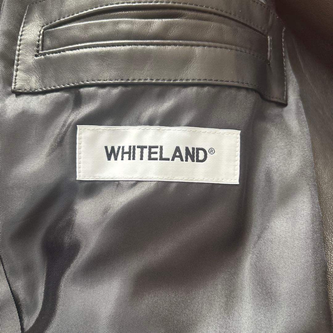 howl！WHITELAND 黒 レザー ライダースジャケット